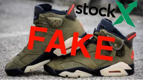 *STOCK X* SENT ME FAKE TRAVIS SCOTT 6’S (How to Legit Check)