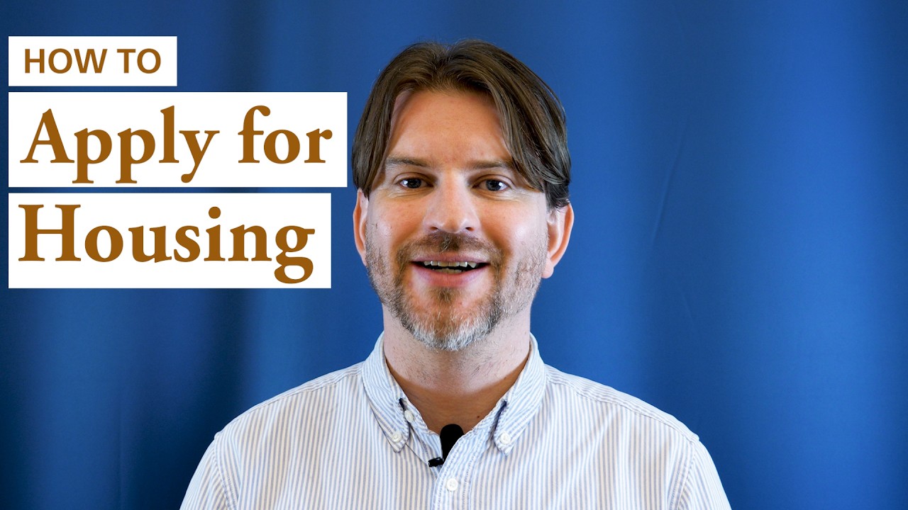 How to apply for housing - YouTube