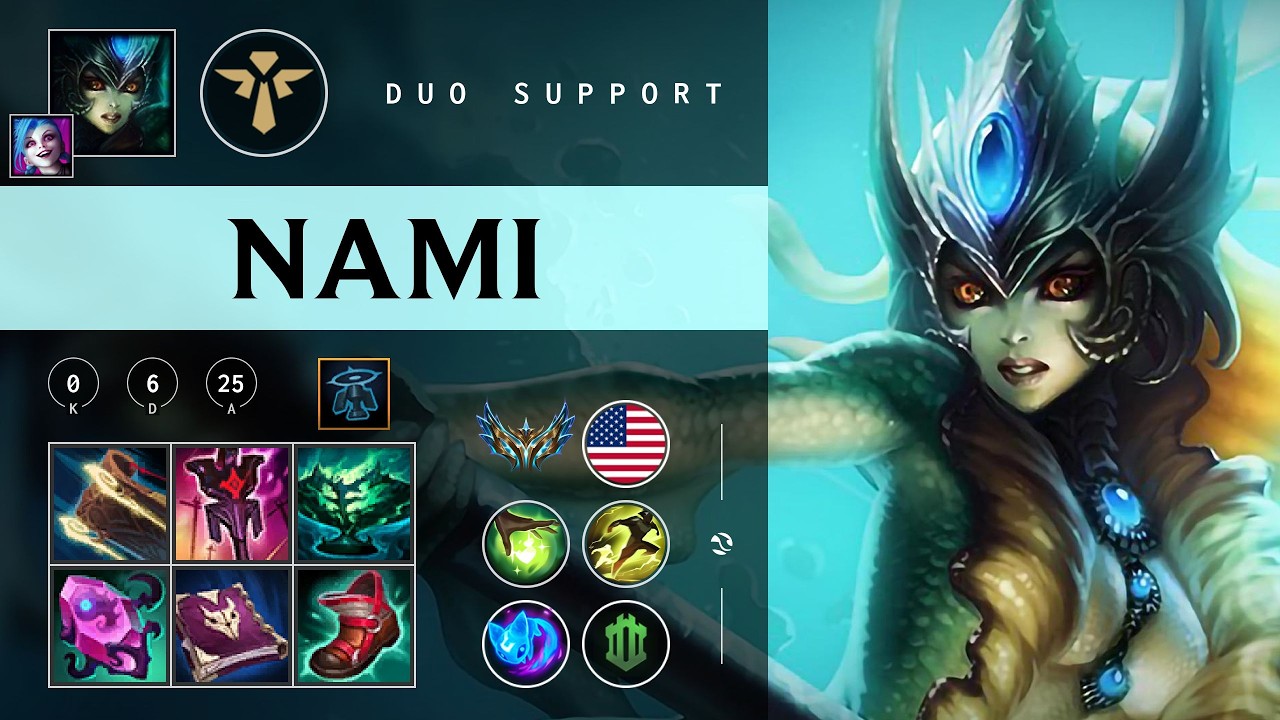 Nami Support vs Nautilus - NA Challenger Patch 26.04