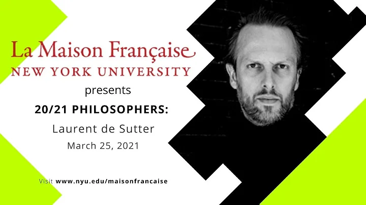 2021 Philosophers: Laurent de Sutter