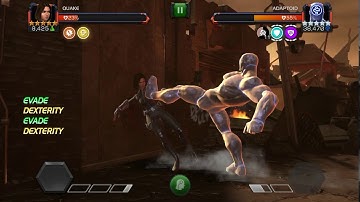 VARIANT 2.1.1 ADAPTOID BOSS TAKE DOWN || QUAKE ONE SHOT - MARVEL CONTEST OF CHAMPIONS