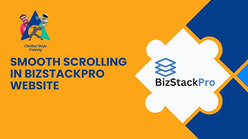 Transform Your Website With Smooth Scrolling For Bizstackpro Page Navigation!
