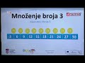 2. RAZRED - MATEMATIKA - MNOŽENJE BROJA 3