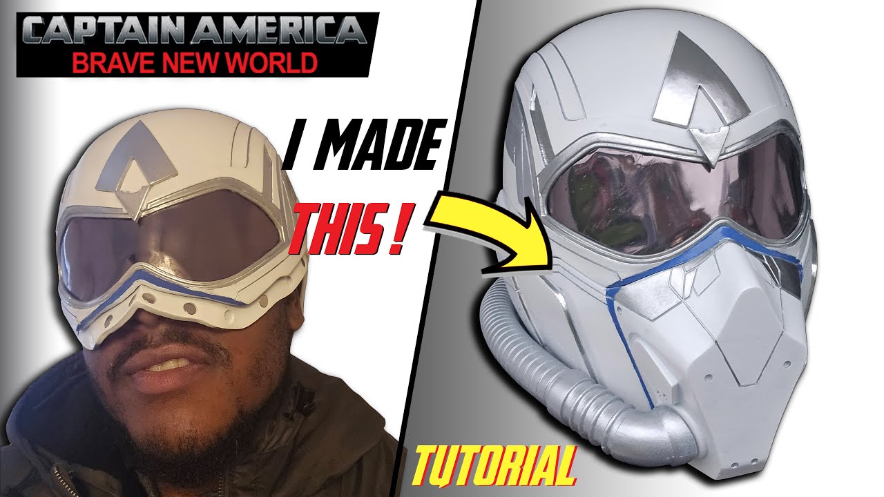 How To Make New Captain America Helmet! (From: Brave New World)