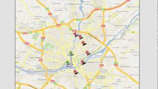 Generate an isochrone map using Google Maps Api
