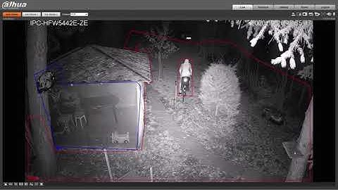 Dahua PRO AI Series - Missing object and Intrusion Detection
