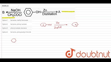 The compound A and B in the above reaction sequence are: