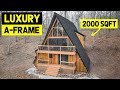 HUGE 3-STORY 2,000sqft LUXURY MODERN A-FRAME CABIN! (Full Airbnb Tour)