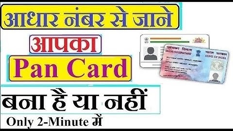 How To Check Pan Card Apply or Not Apply | Pan Card Bna h ya Nhi Kaise Check Kare 2022 |