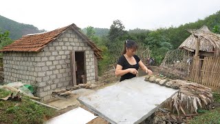 Build a pigeon house  Build stone house for birds  Farm life, Green forest life