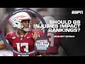 &#39;STOP with the QB is injured, it should IMPACT their ranking&#39; - McElroy 👀 | Always College Football