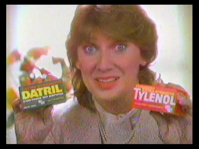 Obejrzyj Datril Commercial - Datril Vs Tylenol - 1983 w YouTube Obejrzyj Datril Commercial - Datril Vs Tylenol - 1983 w YouTube