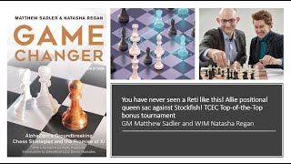 Chess giants #37. You have never seen a Reti like this! Allie positional queen sac! TCEC S18 bonus screenshot 5