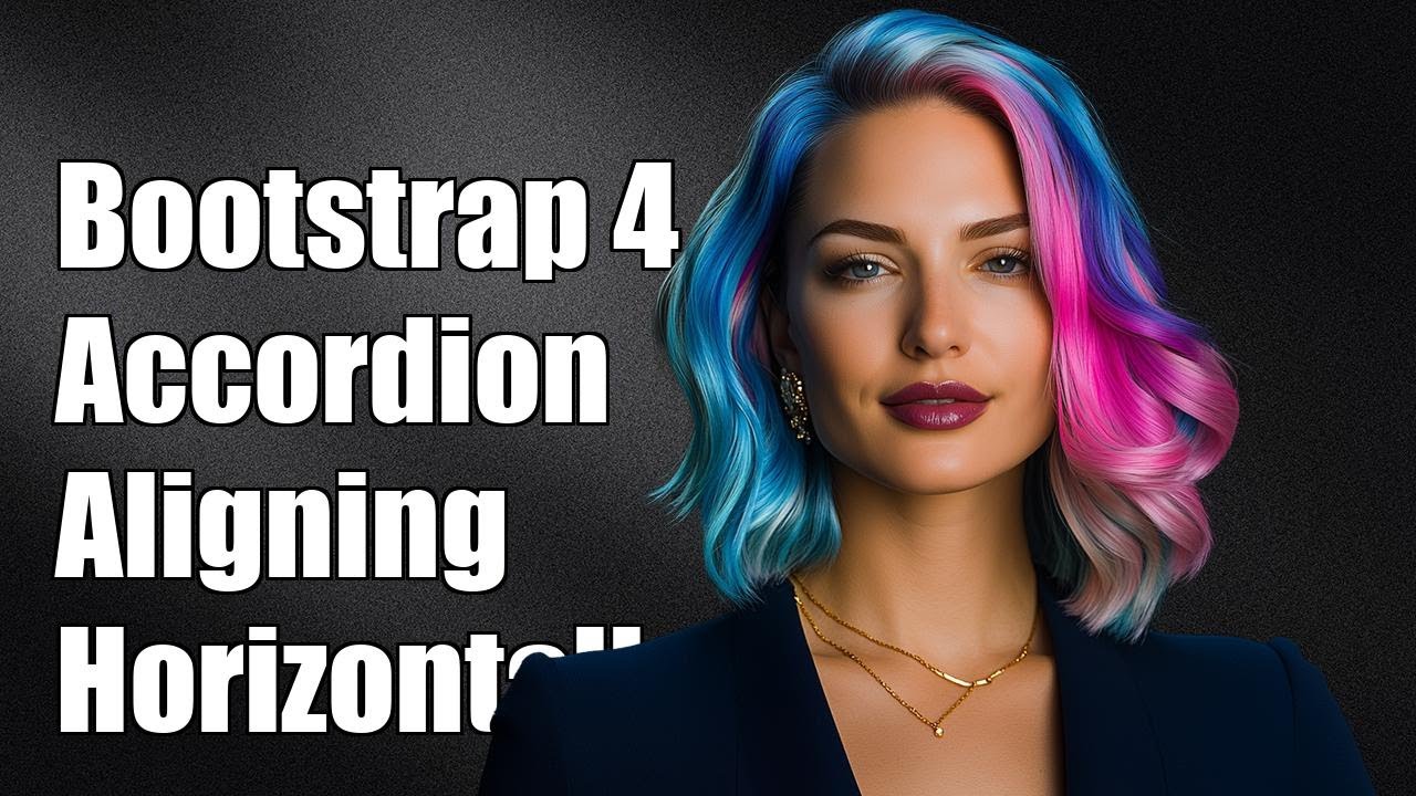 Bootstrap 4 Horizontal Accordion Tutorial: Aligning Accordions ...