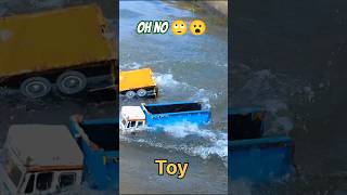Truck Stuck in Water 😭🌊 | Rescue Mission Gone Wrong! #shorts #toys
