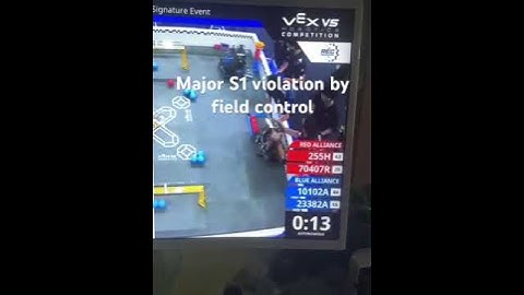 Major S1 violation by the tm operators at the Highlander Summit Signature Event #vexrobotics