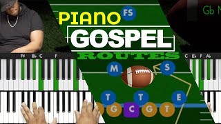 How to Play ADVANCED Gospel Passing Chords & ROUTES!!! πΉπ₯ππ₯