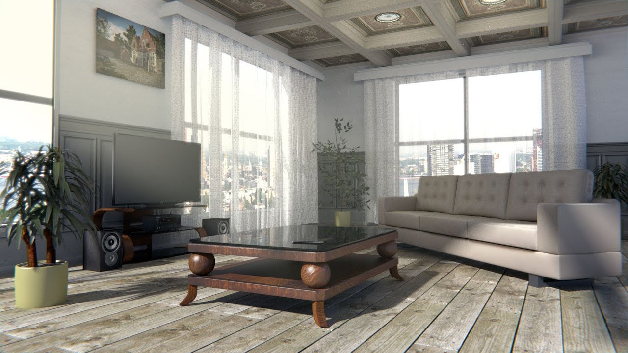 Create A Interior Scene In Blender Cycles YouTube