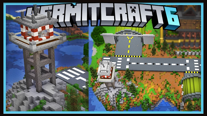 Hermitcraft Season 6: New ConCorp Shop, Hermit Air Port!   (Minecraft 1.13.2 survival  Ep.35)