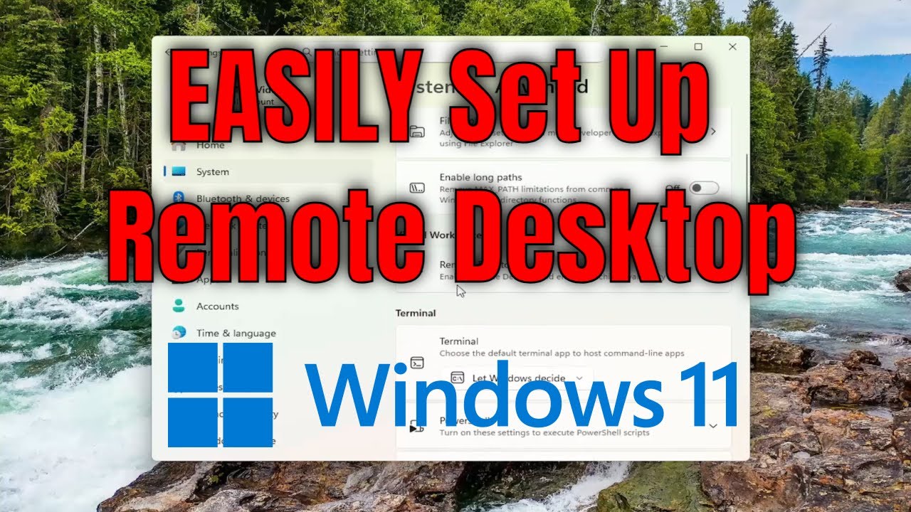 How to EASILY Set Up Remote Desktop on Windows 10/11 [Solution] - YouTube