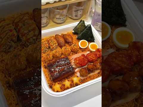 Eat Giant Ramen Box With Me Mukbang Shorts 