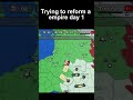 Reforming a empire, day 1 #conquertheworld #roblox #hoi4 #history #turkey