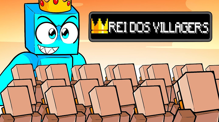 Criei um Minecraft só de VILLAGERS