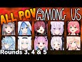 【All POV】 Hololive Halloween Among Us Collab! (Rounds 3, 4 & 5)【Hololive / ENG SUB】