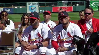 Cardinals pay tribute to retiring greats Yadier Molina and Albert Pujols