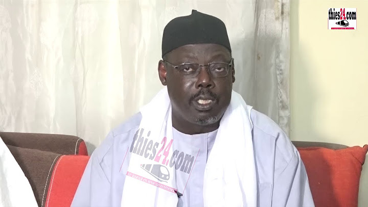 Direct/ Urgent Importante déclaration de Serigne Sidy Ahmed Ibn Dabakh ( situation du pays)