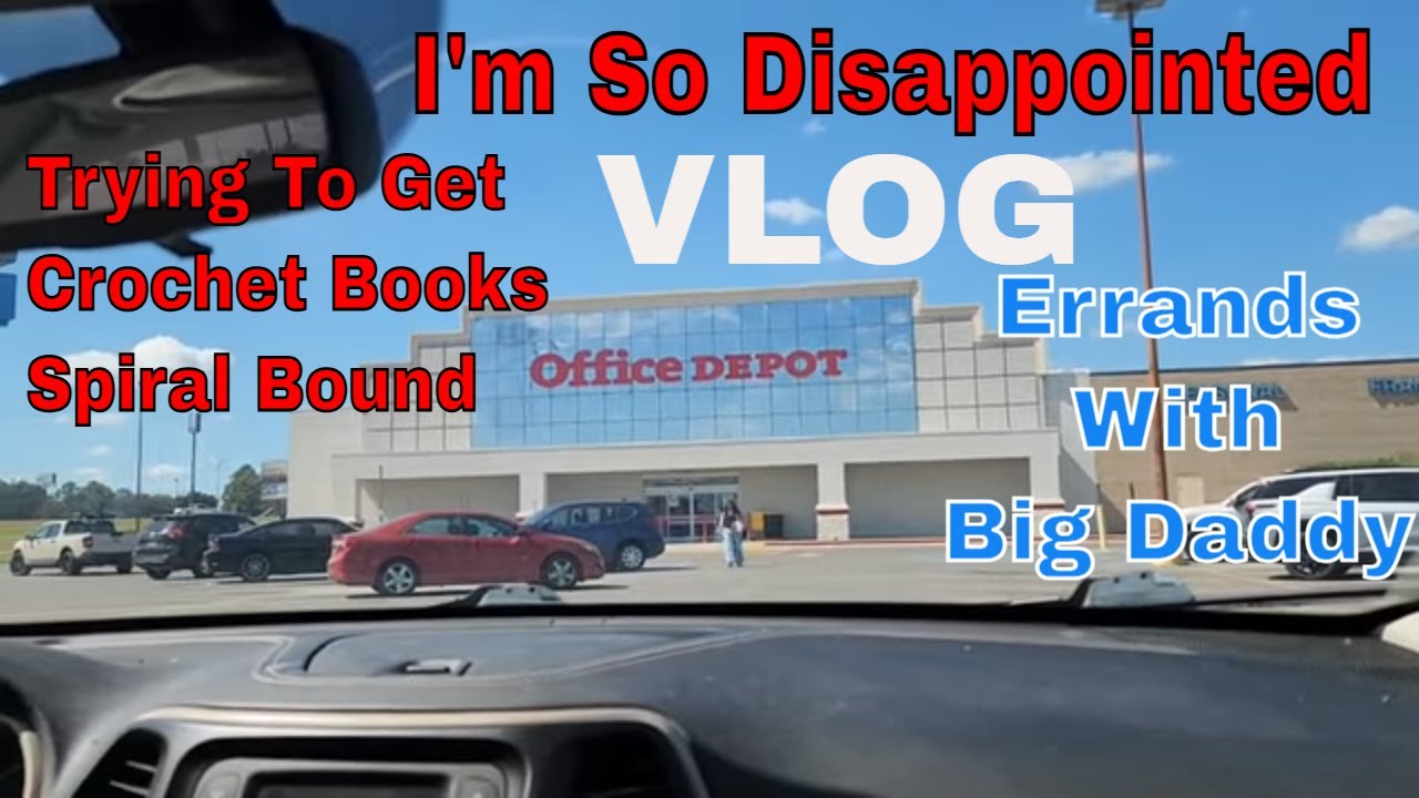 Книги по вязанию крючком на спирали * VLOG * По делам с Большим Папочкой