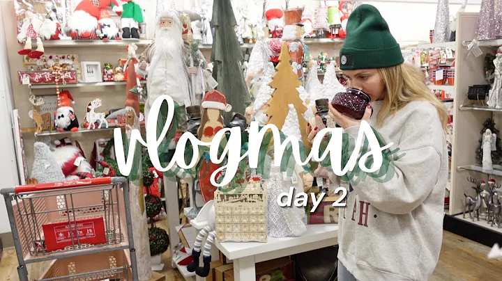 VLOGMAS DAY 2 | HOMEGOODS HOLIDAY SHOPPING  | TRADER JOES HAUL | MARRIAGE LICENSE?!
