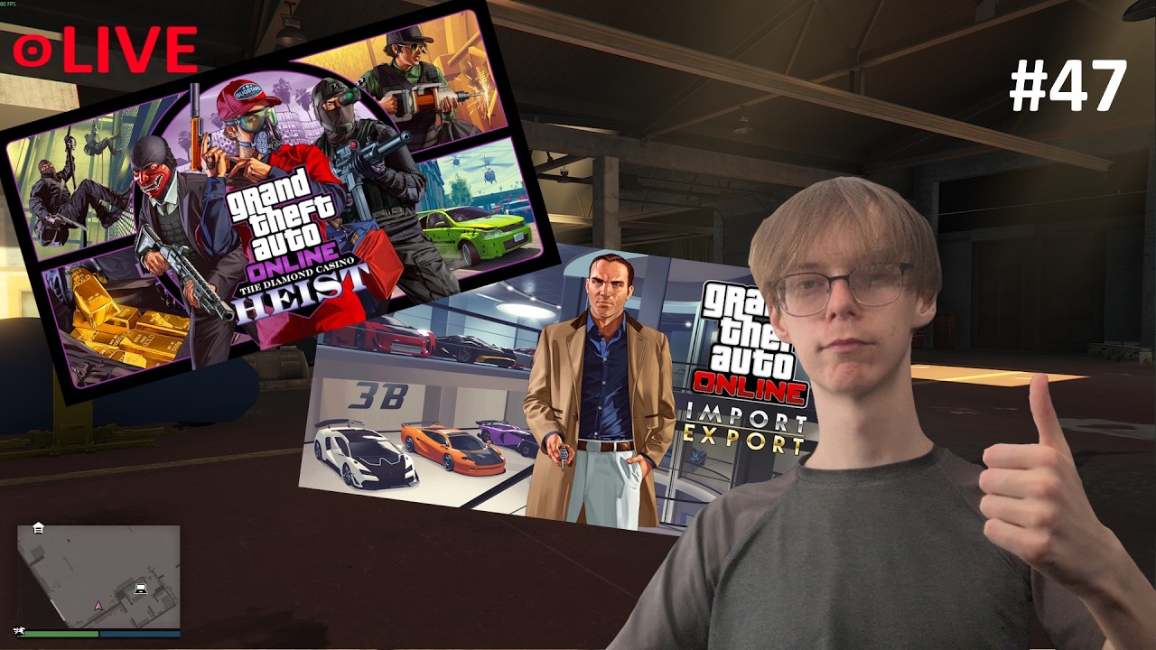[UK] Completing Diamond Casino Heist & Import/Export Career Progress! - GTA: Online (Stream 47)