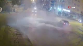 Cadde Ortasında Defalarca Drift Yaptı