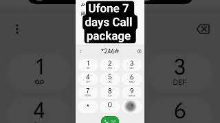 ufone 7 Days Call Package Codetelenor Call Pkgtelenor Weekly Call Package