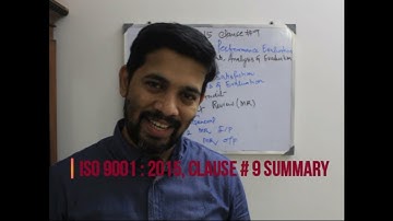 ISO 9001 : 2015 |Clause 9| Performance Evaluation | Summary in 5 Minutes | Tutorial Video | ISO Std