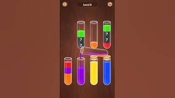 ✨ Satisfying Water Sort Puzzle – Level 08 #satisfying #games #puzzlegame #asmr