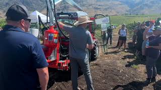 Olmi 430F demo with Growers Supply at Adega estate winery