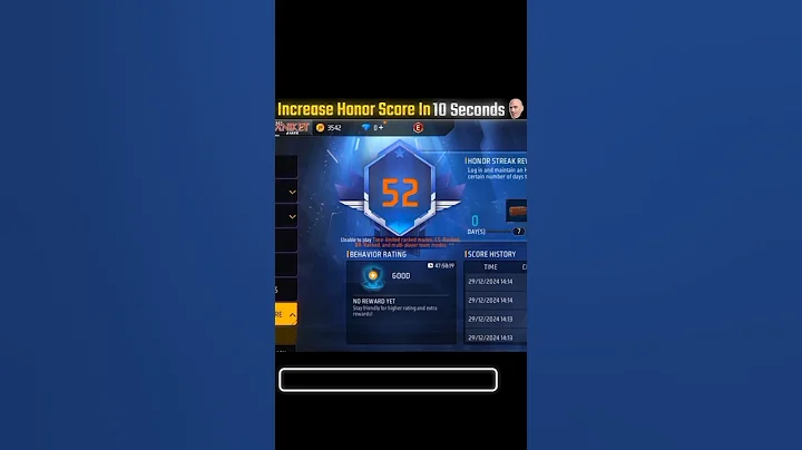 Honor Score Increase Trick Revealed 😱 Honor Score Kaise Badhaye | #freefire #viral #shorts