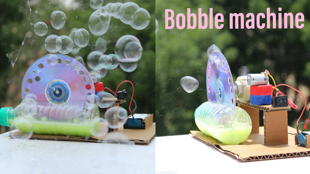 How To Make a Bubble Machine - YouTube
