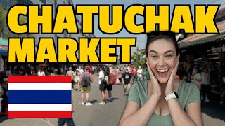 $15 CHALLENGE at CHATUCHAK WEEKEND MARKET! 🇹🇭 Thailand Travel Vlog
