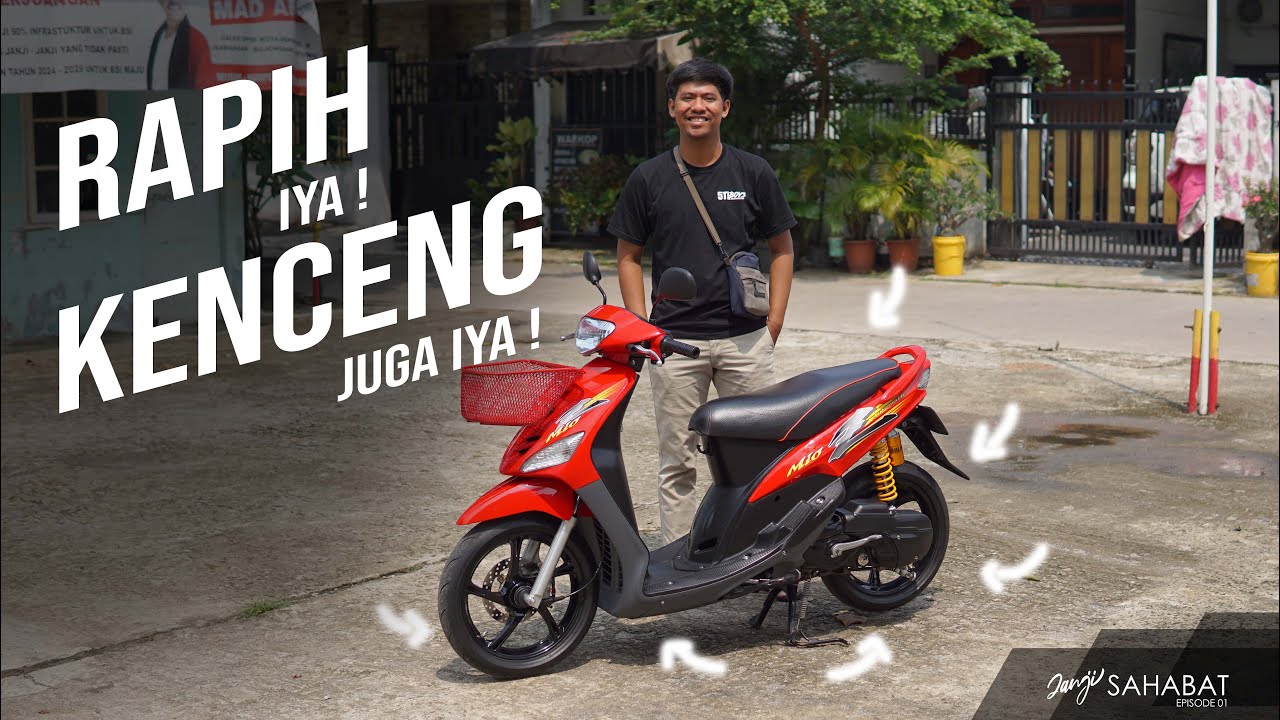 REVIEW MODIFIKASI MIO SPORTY THAILAND STYLE DAILY USE BY IDHAM - JANJI SAHABAT REVIEW EPISODE 01