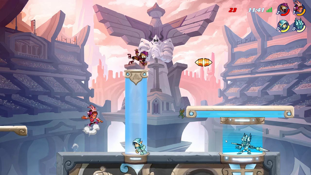 What is this game?! - Brawlhalla w/ The CAST! - YouTube