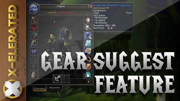 X-Elerated Guides Leveling Addon Features - Gear Suggest