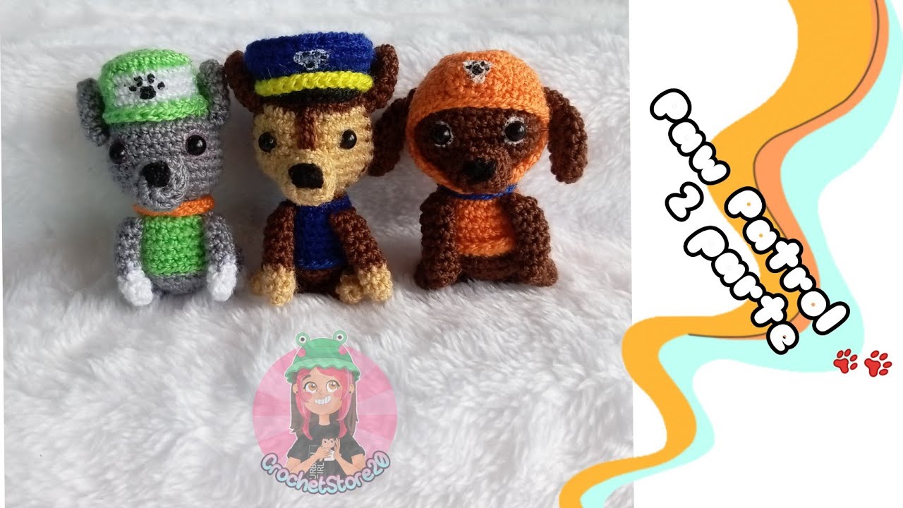 Paw patrol a crochet pequeños parte 2