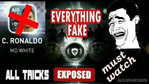 PES all BLACK BALL TRICKS || EXPOSED every thing is fake|| MUST WATCH