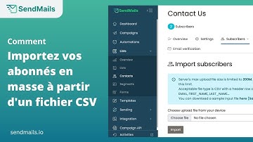 Comment importer des abonnés en masse à partir d