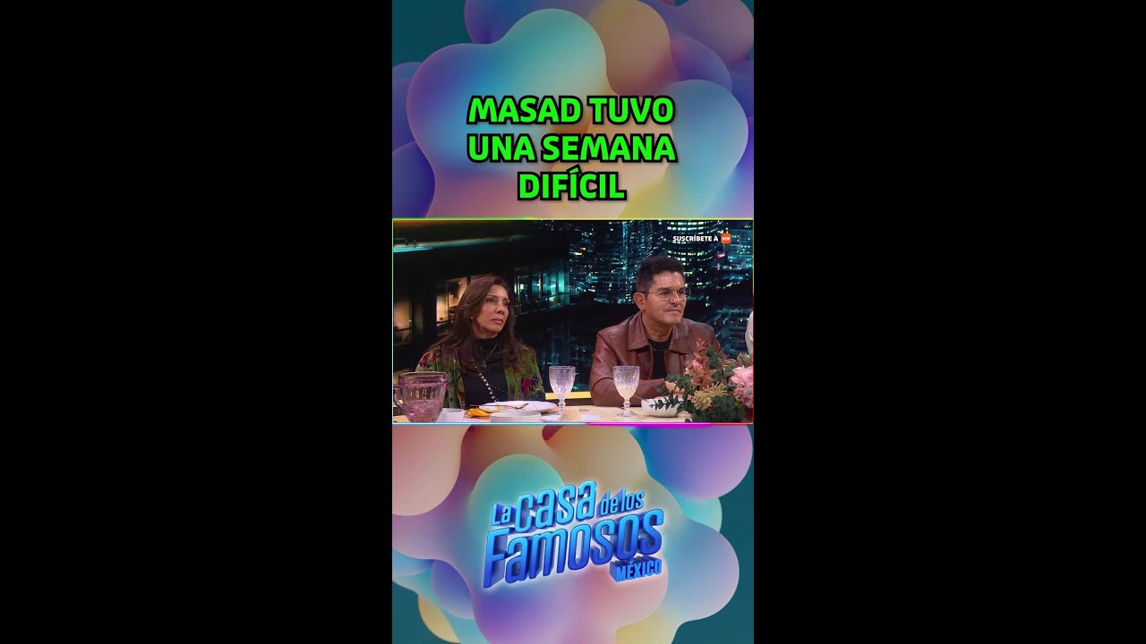 Masad sufre una crisis y Yahir lo consuela en plena cena