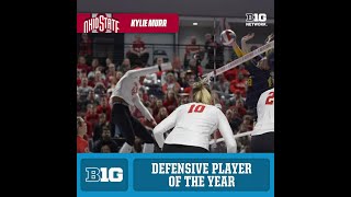 B1g Volleyball  Murr Defensive Player Of The Year