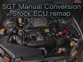 Subaru SGT manual conversion , stock ecu remap